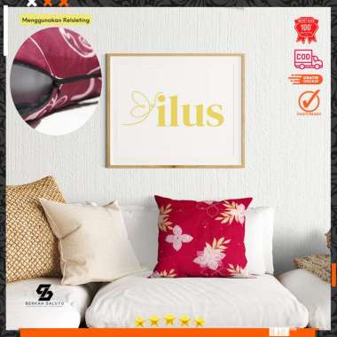 Sarung bantal kursi/Sofa Resleting Aesthetic Sarung Bantal Sofa 30x30cm Reguit