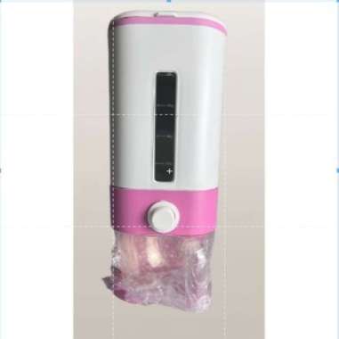 Dispenser Tempat Simpan Beras Otomatis 12L 12 Liter 12KG Rice Box Pink