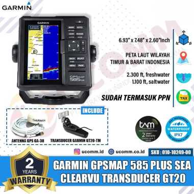 Garmin GPSMAP 585 Plus SEA ClearVu Transducer GT20