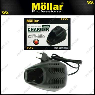 MOLLAR Charger Docking 12V Baterai Li-Ion Mesin Cordless Power Tools