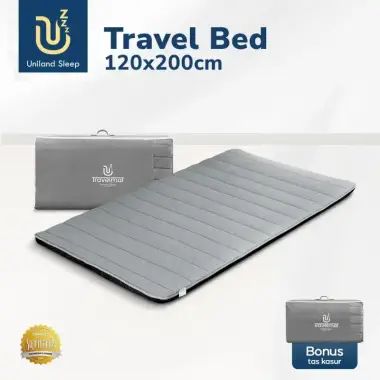 Uniland Sleep Kasur Lipat 120x200 / Travel Bed Mattress Bonus Tas