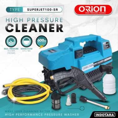 Alat steam cuci motor & mobil Jet Cleaner - Orion SUPERJET100SR Silent Onyx Black