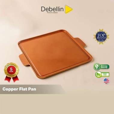 Debellin Copper Grill Flat Series Anti Lengket Atau Pemanggang BBQ