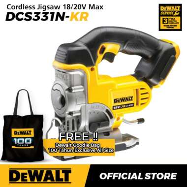 Dewalt Cordless Jigsaw / Pemotong Kayu Baterai 18V DCS331N (Unit Only) DCS331N Only