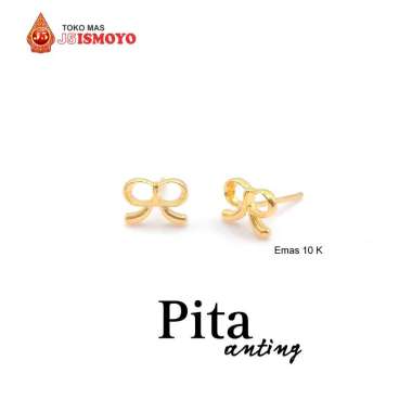 Anting Emas Tindik Pita Polos J5 Ismoyo