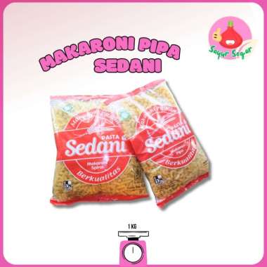Sayur Segar - Sedani Makaroni Pipa/Spiral/Macaroni 1 kg Makaroni Spiral
