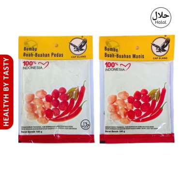 Bumbu Buah Garam Rujak Kiamboy Manis Pedas PedasBotol150gr