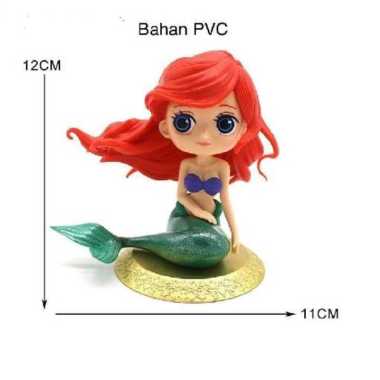 Topper Ariel Mermaid Princess PVC