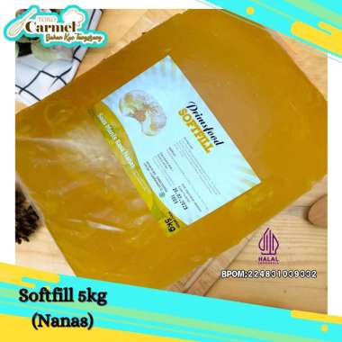 SOFTFILL Selai Buah NANAS Ekonomis 5kg - Selai Martabak, Selai Roti Bakar