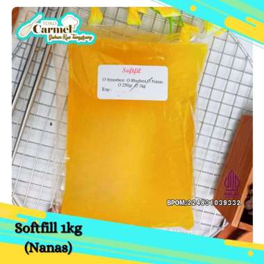 SOFTFILL Selai Buah NANAS Ekonomis 1kg Repack - Selai Roti Bakar, selai kiloan murah