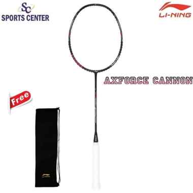 New Raket Badminton Lining Axforce / AX Force Cannon AYTP307 Black 4U