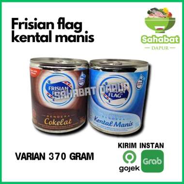 Frisian Flag Susu Kental Manis Kaleng 370gr Putih
