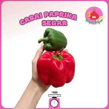 CABE PAPRIKA/CABAI PAPRIKA/RED CAPSICUM/RED PEPPER Hijau