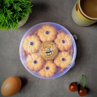 Kue Semprit Susu Jadul Klasik kukkiedough Toples 200-250gr