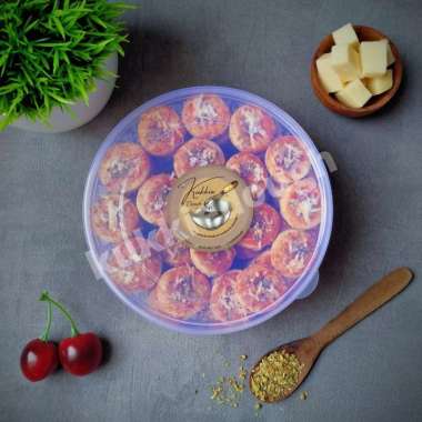 Pizza Cookies Kue Kering Keju Unik kukkiedough Toples 250