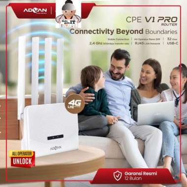 ADVAN CPE V1 PRO MODEM ROUTER WIRELESS MODEM 4G WIFI UNLOCK ALL OPERATOR ADVAN V1 PRO ONLY