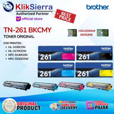 BROTHER Toner SATUAN TN-261BK CMY | TN261BK CMY ORIGINAL TN261 #TN-261M [Magenta]