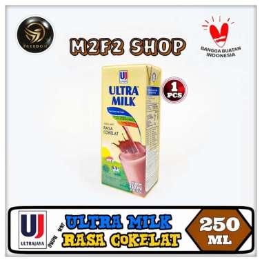 Promo Harga Ultra Milk Susu UHT Coklat 250 ml - Blibli