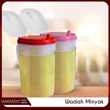 Wadah Minyak Goreng 2 Liter Botol Tempat Penyimpanan Susu Teko Plastik Serbaguna Oil Pot Serbaguna N
