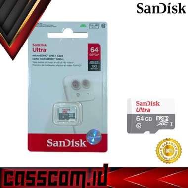 Micro SD Sandisk Ultra 64gb 100mbps Class10