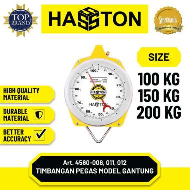 Hasston Timbangan Gantung / Timbangan Manual / Hanging Scale (4560) Timbangan 150Kg