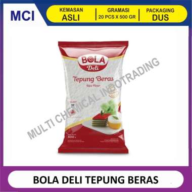 BOLA DELI TEPUNG BERAS 500 GR - 1 DUS 20 PCS