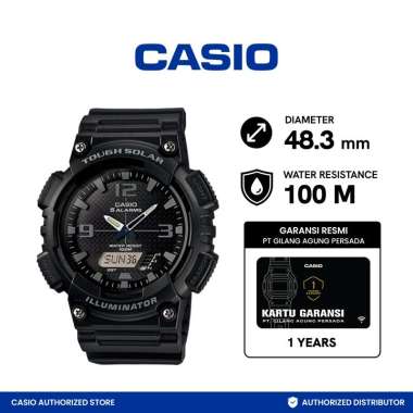 CASIO ORIGINAL - CASIO AQ-S810W-1A2VDF- JAM TANGAN PRIA JAM PRIA - RUBBER CASIO AQ-S810W-1A AQ S810W