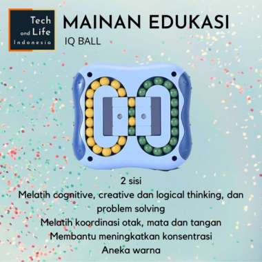 Mainan Edukasi Anak IQ Ball Puzzle Cognitive Problem Solving
