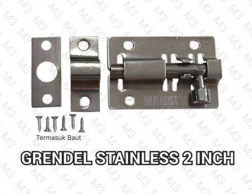 Grendel Jendela / Grendel Stainless Steel 2 inch