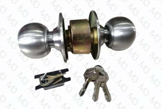 KUNCI BULAT / KUNCI BULAT STAINLESS STEEL / KUNCI PINTU KAMAR MANDI