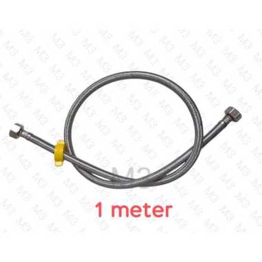 SELANG FLEKSIBEL ANYAMAN / SELANG FLEKSIBEL WASTAFEL /SELANG FLEKSIBEL CLOSET 1 m