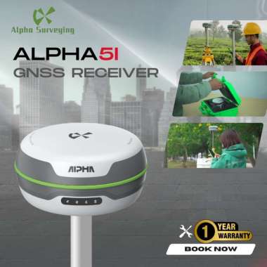 GPS RTK GNSS GEODETIK Statik ALPHA 5i Baru Bergaransi Resmi