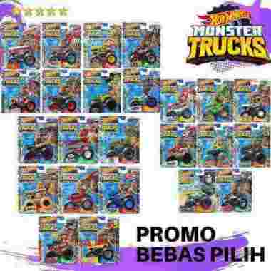 Hot Wheels Monster Trucks Truck 2023 Promo Bebas Pilih Varian Drag Bus VW BUS HITAM
