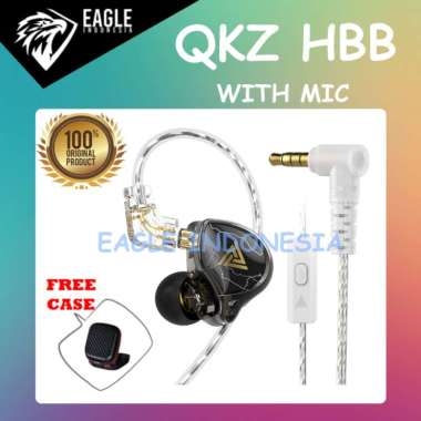 QKZ x HBB Titanium-Coated Diaphragm Driver HiFi Earphones WITH MIC