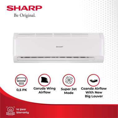 SHARP AH-A5BEY AC Split Standard 0.5 PK New Garuda Series 1/2 PK [Unit Only] -