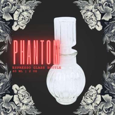 SOEBI ANTIQ - PHANTOM Espresso Glass Bottle | Botol Kopi Kaca Mini | Botol Parfum Kaca | Perfume Bot