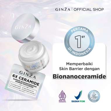 GINZA 6X Ceramide Skin Barrier Repair Moisturizer Gel 30g