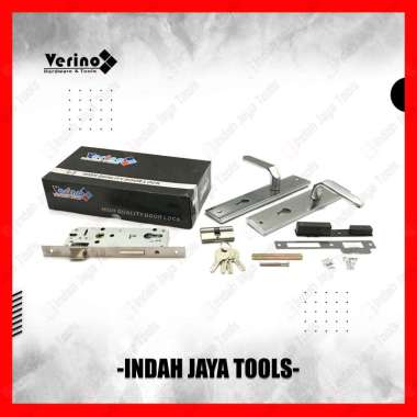 VERINO Gagang Kunci Pintu Rumah Kamar Set Besar - Door Lock Handle 12