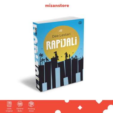Mizan Buku Novel Rapijali - Dee Lestari | Novel Populer