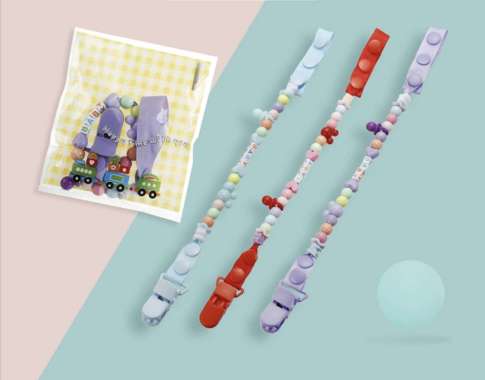 FG Pacifier Clip Tali Empeng Tali Dot BPA Free untuk Anak Bayi Tali Rantai Gantungan Empeng Bayi Tal