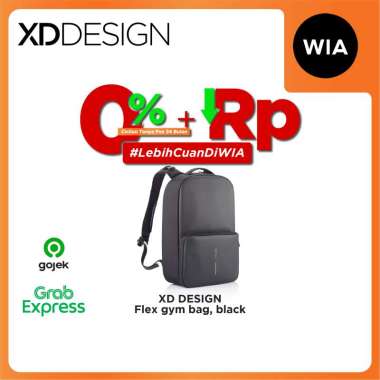 WIA XD Design Flex Gym Bag Black Backpack Tansel Original