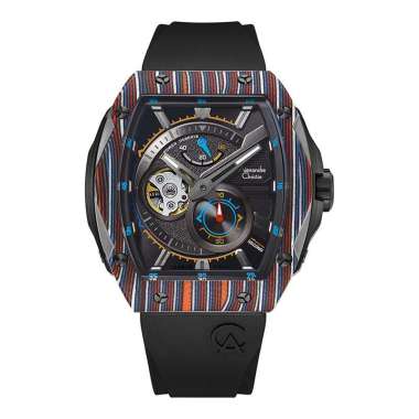 Alexandre Christie AC 6608 MC Jam Tangan Alexander Christie Pria Automatic Original Black Silver