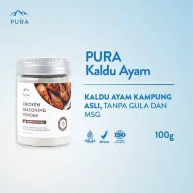 Pura Kaldu Asli - Bumbu Kaldu Ayam Kampung (100gr) - Kaldu Mpasi