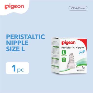 Pigeon PR020217 Peristaltic Slim Neck Nipple L [1 Box]