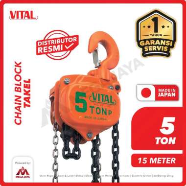 VITAL Chain Block / Takel 5 Ton x 15 Meter