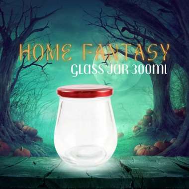 Home Fantasy Glass Jar 300 mL | Jar Selai | Toples Kaca
