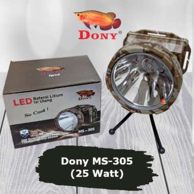 Senter Kepala Dony MS-305 SO COOL (20 Watt) / Dony Senter Kepala MS305 / MS 305 (Gratis Tripod) [Cah