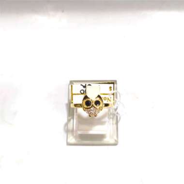 Cincin Owl Burung Hantu Uk 15 Emas Kuning 700