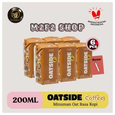 OATSIDE Mini Oat Milk | Susu Gandum Semua Rasa Kotak UHT | Dengan Sedotan - 200 ml (Kemasan 6 Pcs) C