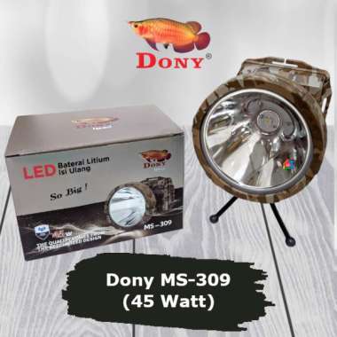 Senter Kepala Dony MS-309 SO BIG (30 Watt) / Dony Senter Kepala MS309 / MS 309 (Gratis Tripod) [Caha